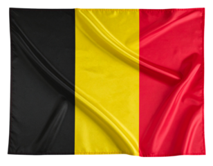 Flat Burundi Flag with Subtle Wrinkles and Textile Texture, Top-Down View, Isolated PNG