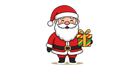 santa claus with gifts