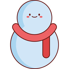 Festive King Snowman for Holiday Design