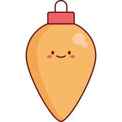 Glowing Holiday String Lights Illustration