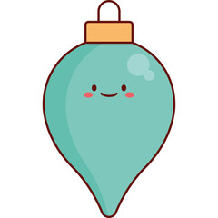 Glowing Holiday String Lights Illustration