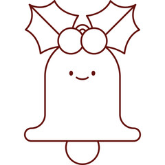 Colorful Festive Bells for Holiday Design