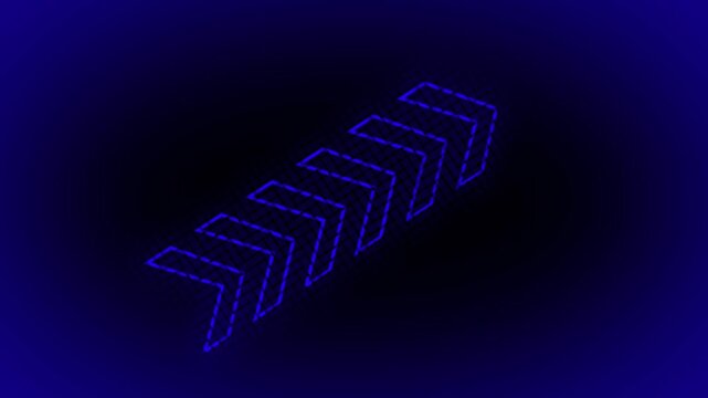 Animation of arrows sign animation with optional luma matte. Alpha Luma Matte included Blinking arrows the down to Up arrow looping animation