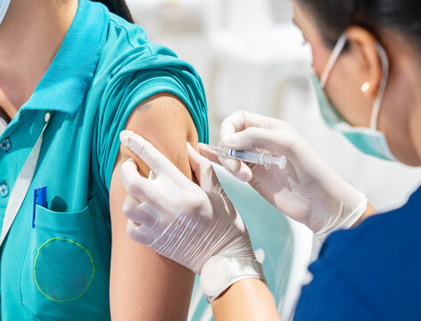 Administering a Vaccine Injection