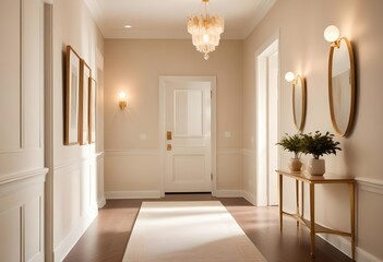 Fototapeta premium Photo interior modern design room 3d illustration