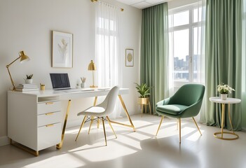 Photo interior modern design room 3d illustration