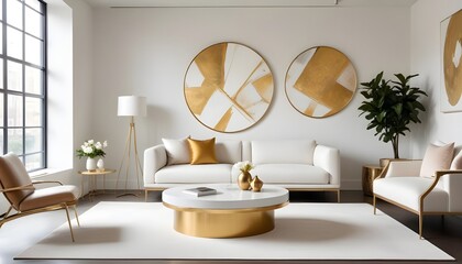 Photo interior modern design room 3d illustration