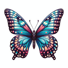 beautiful butterfly vector image