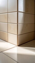 Tiled Wall Corner Detail