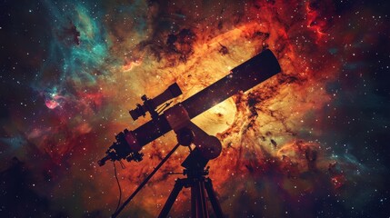 Telescope Observing Nebula Space Astronomy