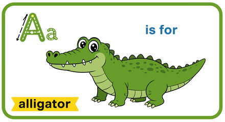 Learn the Alphabet with Alligators Exploring the Letter A and its Friendly Reptile Companion a fun educational tool for young learners and parents