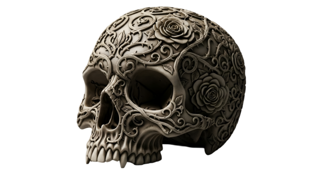 Gothic Artistic Halloween Icons – Transparent Background - Powered by Adobe