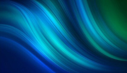 An abstract aurora borealis gradient of night blue and glowing green. A magical and futuristic wallpaper