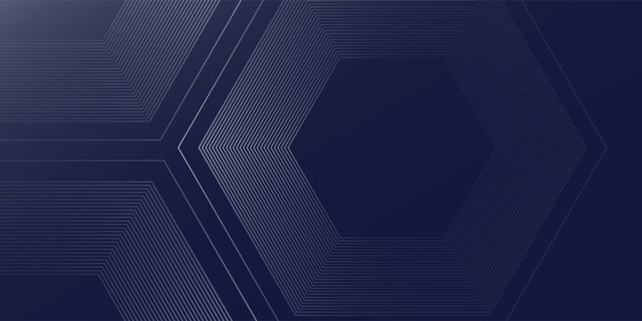 Blue background blue andwhite gradation. Hexagon effect style simple design graphic. Modern good