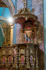 stained glass window in church