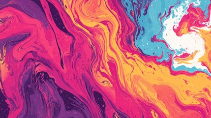 Abstract vibrant fluid art (1)