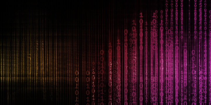 Binary Data Background - Powered by Adobe