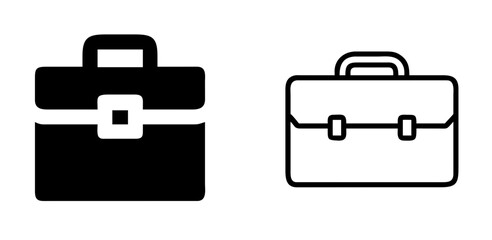 Briefcase Icon for Business, Work, Career, Office, and Professional Use