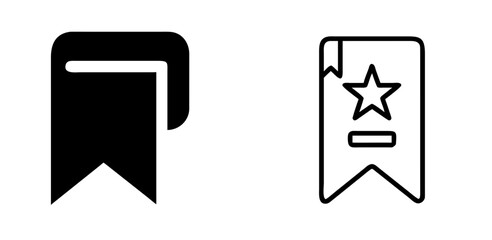 Bookmark Icon for Saving, Favorites, Reading List, and Quick Access