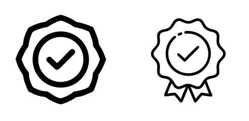 Warranty Seal Icon for Guarantee, Certification, Quality Assurance, and Product Authenticity