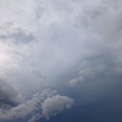 Dark Gray Rain Clouds in the Sky