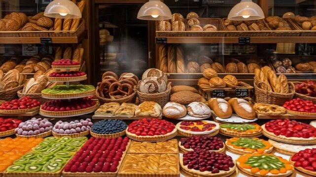 Hands Breaking Warm Freshly Baked Sourdough Bread Loaf with Rising Steam, Rustic Comfort Food Concept