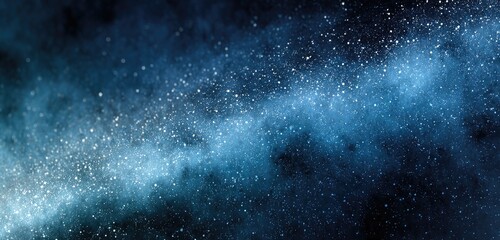 Obraz premium Deep space nebula with scattered light