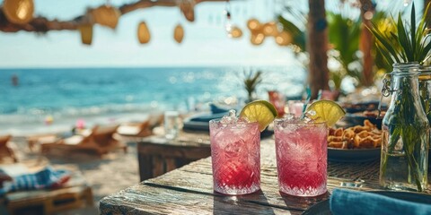  Tropical Beach Bar With