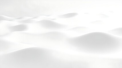 Obraz premium Ultra-minimalist white abstract surface with concave shapes, glowing softly in a futuristic design.