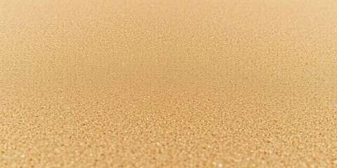 Fototapeta premium Close-up of fine, light brown beach sand, showing texture and subtle wave patterns, warm, beach scene
