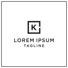 ck or kc square logo 