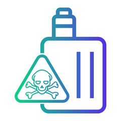 vape Line Gradient Icon