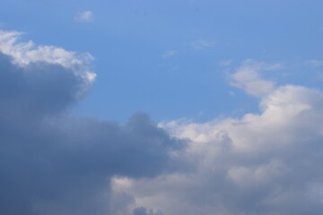 blue sky with clouds