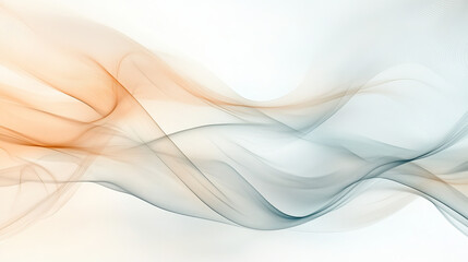 Abstract smoke trails in pastel hues