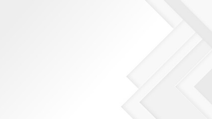 Abstract White Minimalist Paper Cut Background