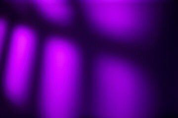 Mysterious abstract background with soft, organic blobs of purple light and deep shadows, providing ample copy space on the right.
