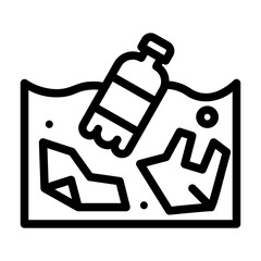 waste Line Icon