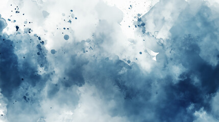 Obraz premium blue dark background for wide banner. Blue background. Abstract blue dark background
