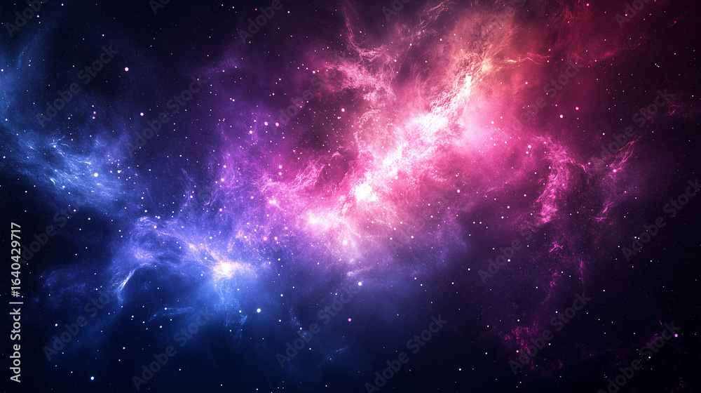 Canvas Prints abstract cosmos background. space dark background with fragment of our galaxy