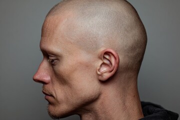 Obraz premium Bald man