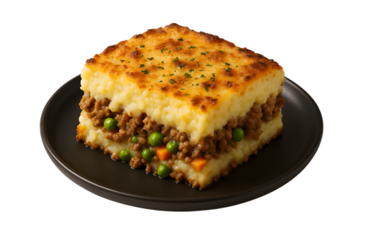Delicious Shepherd's Pie a savory baked dish with mashed potato topping and meat vegetable filling