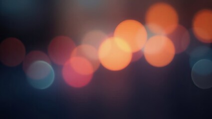 Abstract bokeh lights at night.