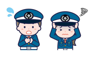 警備員／2人組／男女 06