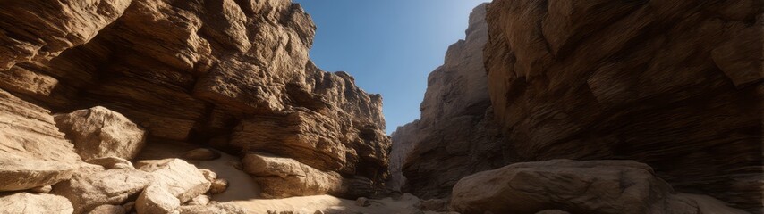 Panoramic canyon exploration hdr 360 degree view