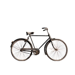 Fototapeta premium Vintage bicycle side view