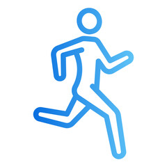 running Gradient icon