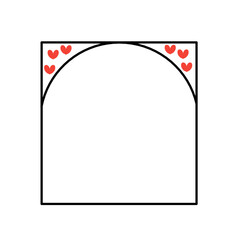 heart frame decoration