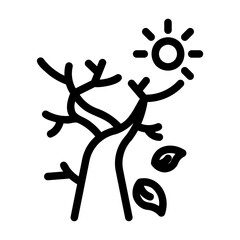 climate change Line Icon