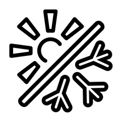 climate change Line Icon
