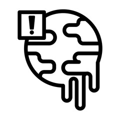 climate change Line Icon